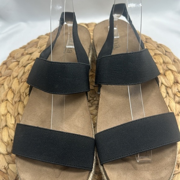 a.n.a. A New Approach Elastic Band Platforms Sandals Vacation Summertime Casual - Picture 3 of 8